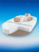 Матрас трансформер AmaroBaby, Aloe Vera Magic (овальный/круглый) 1250 х 750 х 120 AMARO-331275-AVME