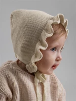 Шапочка детская вязаная Amarobaby Cloud, демисезонная, светло-бежевый AB-OD26-CLO16/38-38