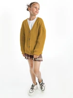 Кардиган детский Amarobaby KNIT, желтый AB-OD21-KNIT19S/04-98