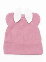 Чепчик (шапочка) детская AMAROBABY Fashion Mini, розовый AB-OD22-NE16FMi1/06-38