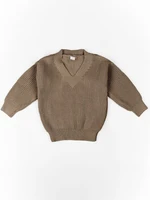 Свитер для девочки Amarobaby KNIT, бежевый AB-OD21-KNIT2601/03-122