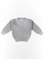 Свитер для девочки Amarobaby KNIT, серый AB-OD21-KNIT2601/11-122