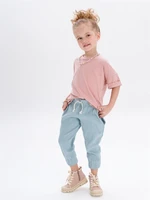 Костюм детский Amarobaby JUMP (футболка,брюки), розовый/мятный AB-OD21-JUMP22/0632-92