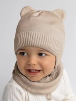 Снуд детский вязаный Amarobaby Pure Love SNOOD, песочный AB-OD21-PLS9/03-0