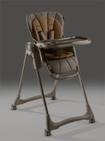 Стульчик детский для кормления Amarobaby, Gourmet, коричневый AB25-23GOU/12