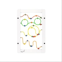 Дидактическая настенная панель IKC Wire Beads White 1824667653