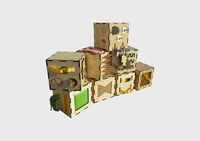 Комплект кубиков бизибордов (в комплекте 8 кубиков) Romsens 318560340