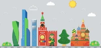 Комплект декоративно-развивающих панелей Pappado "Москва - кремль" 194954941