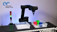 Учебная ячейка промышленного манипулятора ARM-IMR-95 с комплектом направляющего линейного трека и конвейером Applied Robotics 583987561