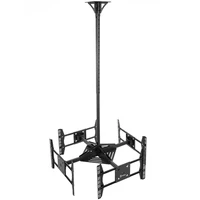 Кронштейн потолочный для четырех панелей ONKRON CPRO2L-4 Black для размера 32”- 55" 301748101