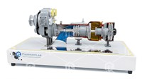 Действующий макет "Газотурбинный двигатель семейства PW150" 347107634