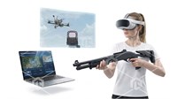 Виртуальный VR тренажер "Отработка навыков обнаружения и поражения мультироторных БПЛА различного класса из стрелкового вооружения" 2039497859