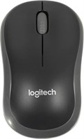 Мышь беспроводная Logitech M185, радио, оптическая, USB, 1000dpi, черный и серый [910-002252] 1891711