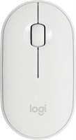 Мышь беспроводная Logitech Pebble M350, Bluetooth/Радио, оптическая, USB, 1000dpi, белый [910-005541] 1892789