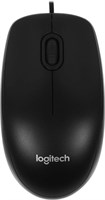 Мышь проводная Logitech M100r, оптическая, USB, 1000dpi, черный [910-006765] 1826270