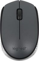 Мышь беспроводная Logitech M170, радио, оптическая, USB, 1000dpi, серый и черный [910-004642] 1854901