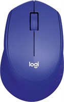 Мышь беспроводная Logitech M330 Silent Plus, радио, оптическая, USB, 1000dpi, синий [910-004910] 407711