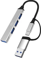 USB-концентратор DIGMA DHUB-4USB-AC 900766786