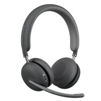 Bluetooth-гарнитура Logitech Zone Wireless 2 UC Graphite (with receiver), цвет черный 2136958799