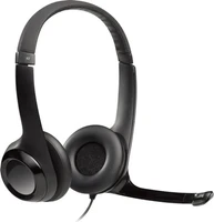 Гарнитура Logitech H390, цвет черный/серебристый 297833058