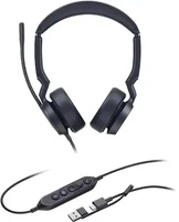 Гарнитура Yealink UH44 Dual UC USB-C/A, цвет черный 611051890