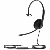 Гарнитура с 1 наушником Yealink UH34 Lite Mono UC, цвет черный 592095410