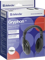Наушники Defender Gryphon 751, цвет черный 1775621851
