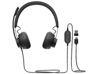 Гарнитура/ Logitech Headset Zone Wired Teams Graphite 711070302