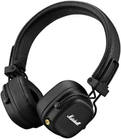 Гарнитура накладные Marshall Major IV черный беспроводные bluetooth оголовье (MAJOR IV BLACK) 1701298962