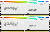 Оперативная память Kingston FURY Beast White RGB EXPO 32GB 6000MT/s DDR5 CL30 (Kit of 2), KF560C30BWEAK2-32, RTL 1787469568