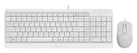 Клавиатура+мышь A4tech Клавиатура + мышь Fstyler F1512 F1512 WHITE, цвет белый 39989375