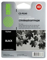 Картридж черный Cactus CS-PG40 1481917620
