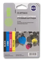Картридж черный, голубой, пурпурный, желтый Cactus CS-EPT0635 1295656922