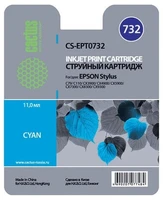Картридж голубой Cactus CS-EPT0732 763242852