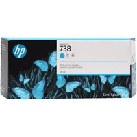 Картридж голубой HP Inc. 738 300-мл, 676M6A 1066764595