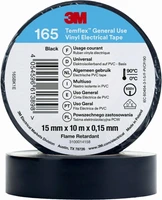 Виниловая изолента 3M™ Temflex™ 165 Черная (Замена Temflex 1500) 2116120647