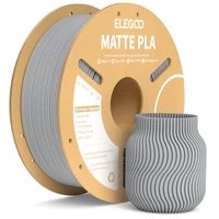 PLA Matte пластик Elegoo State Grey Серый 1,75 мм (1кг) 162601131