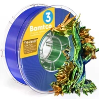 PLA Silc пластик Bamtco Tri-color Orange-Blue-Green трехцветный (1кг) 112519942