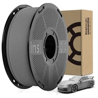PLA Matte пластик Inslogic Grey Серый 1,75 мм (1 кг) 1316218352