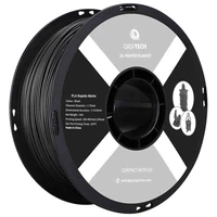 PLA Matte Rapido матовый пластик Qidi Tech Black Черный 1,75 мм (1 кг) 1644669166