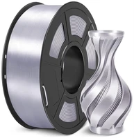 PLA Plus пластик Sunlu Silk Silver 1,75 мм (1кг) 1283869494