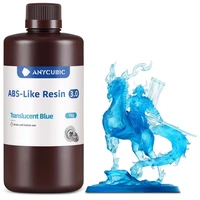 Фотополимерная смола Anycubic ABS-Like Resin 3.0 Translucent Blue Прозрачная синяя (1кг) 1210761149