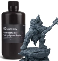 Фотополимер Elegoo Water Washable Resin 8K Space Grey (1кг) 241031594