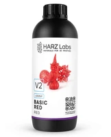 Фотополимерная смола HARZ Labs Basic Red V2 1668729602