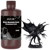 Фотополимерная смола JAMG HE Water Washable Plus Resin Black Черный 10K (1 кг) 592851567