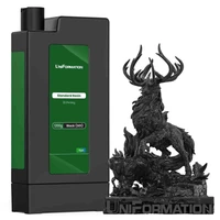 Фотополимерная смола Uniformation Standard Resin Black Черный (1200 гр) 459864764