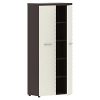Шкаф высокий TORR LUX TLHC 85.1, латте/венге магия z, 856х450х1968 мм 1753552164
