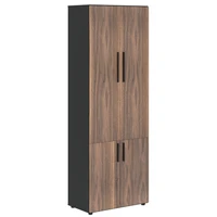 Шкаф высокий VELION VENEER VRHCS 80.3, американский орех/яшма черный, 800х430х2253 мм 559216600