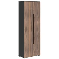 Шкаф высокий VELION VENEER VRHCS 80.1, американский орех/яшма черный, 800х430х2253 мм 1912255620