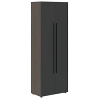 Шкаф для одежды VELION VWCS 80.1, яшма черный/дуб сильвер, 800х430х2253 мм 2088405590